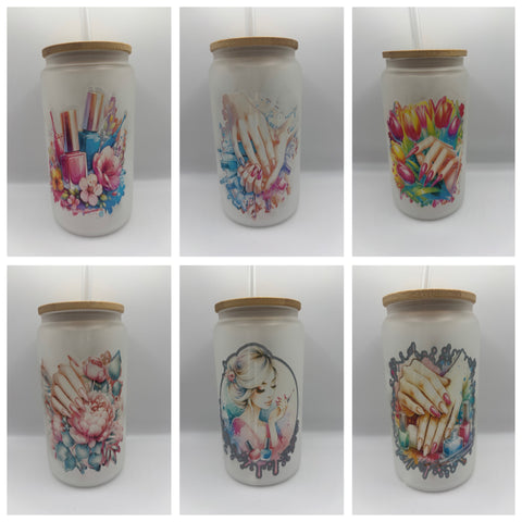 Verres effet givré personnalisés