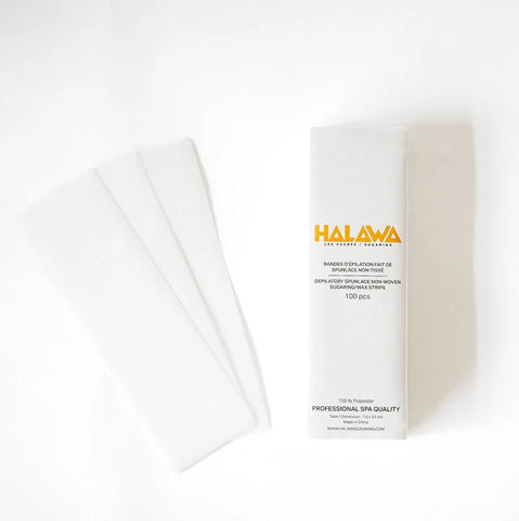 Bandelettes d’épilation en pelon prédécoupées (100 unités)