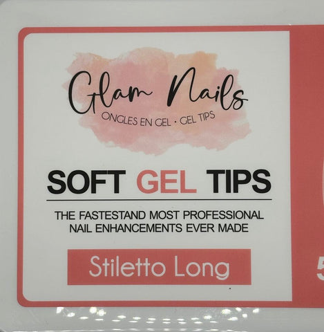 Gel tips stiletto