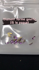 Diamants forme goutte #2