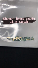 Diamants en forme de goutte #1